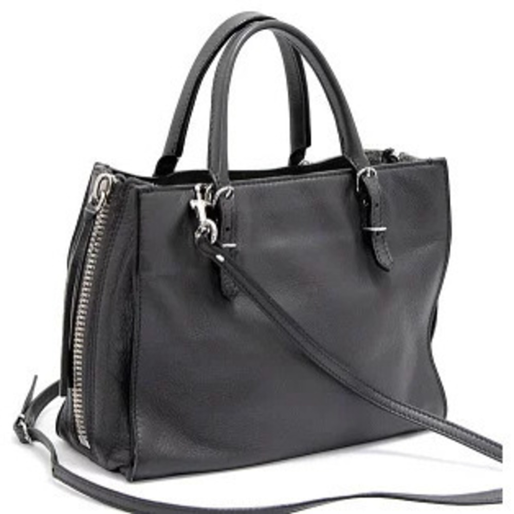 Balenciaga Leather Paper Gray Handbag